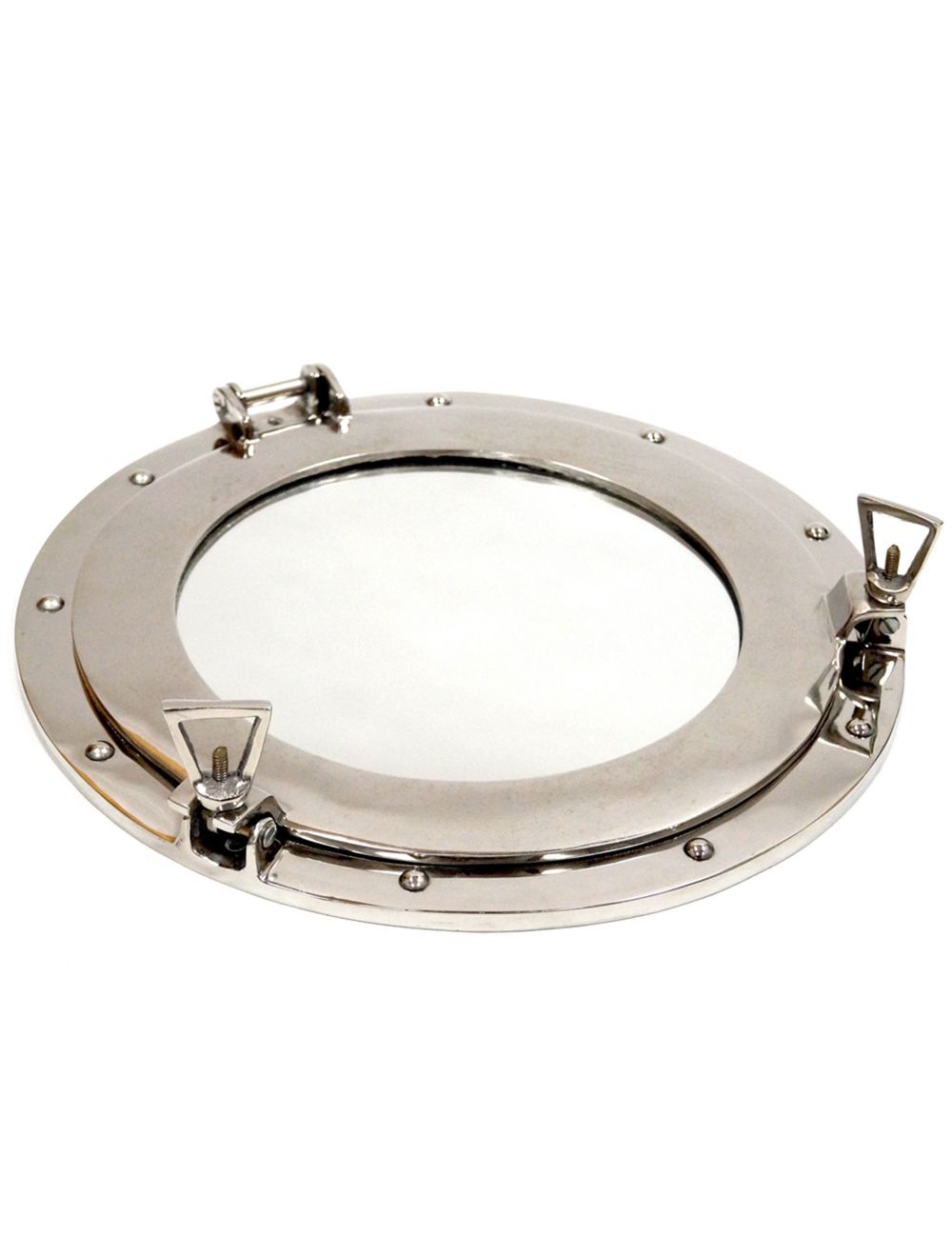 Details about / 15 /"Aluminium Antique Porthole mirror Cabin Outdoor Home use