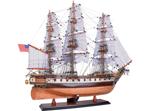 Medium USS Constellation Frigate Wood Tall Ship Model 29