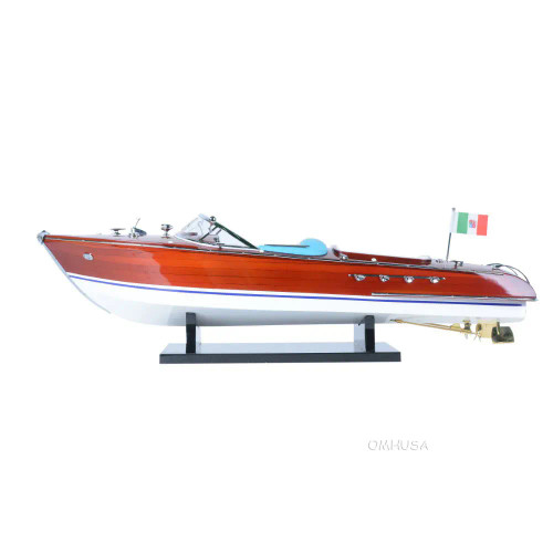 Riva Aquarama Painted Speed Boat Wood Model 26.5