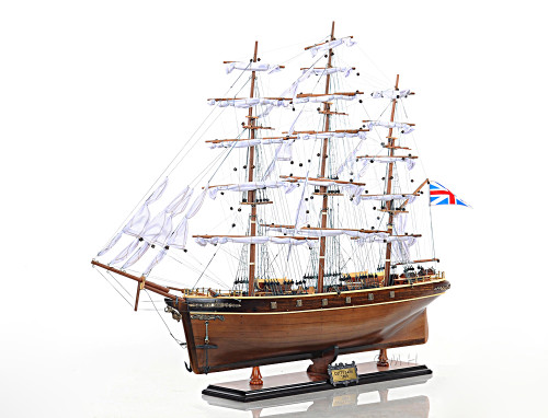 Cutty Sark Wooden Model Tall Clipper Ship Sailboat 34