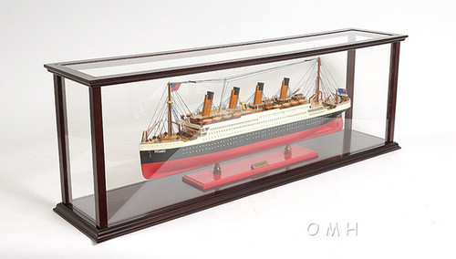 Ocean Liner Cruise Ship Model Display Case for 40