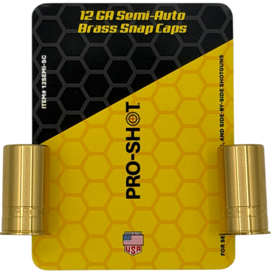 Pro-Shot 12 Gauge Semi Auto Snap Caps - Reliable 2 Pack