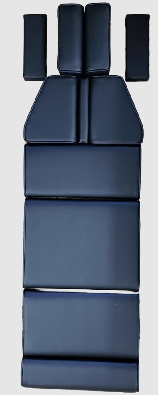 Omni Chiropractic Table Navy Vinyl Cushion Set
