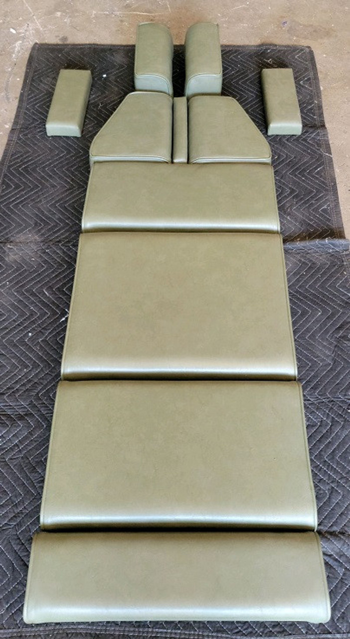 Omni Chiropractic Table Slate Green Vinyl Cushion Set 