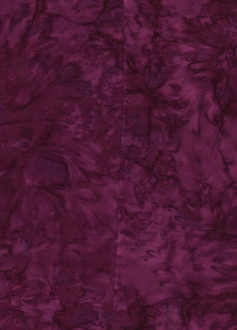 Hand Made Batik Cotton Fabric-Plum-Sold by the Yard Hand Made Batik Cotton Fabric-Plum-Sold by the Yard
