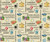 Farmer's Almanac Words Beige Cotton Fabric sold by the yard Farmer's Almanac Words Beige Cotton Fabric sold by the yard