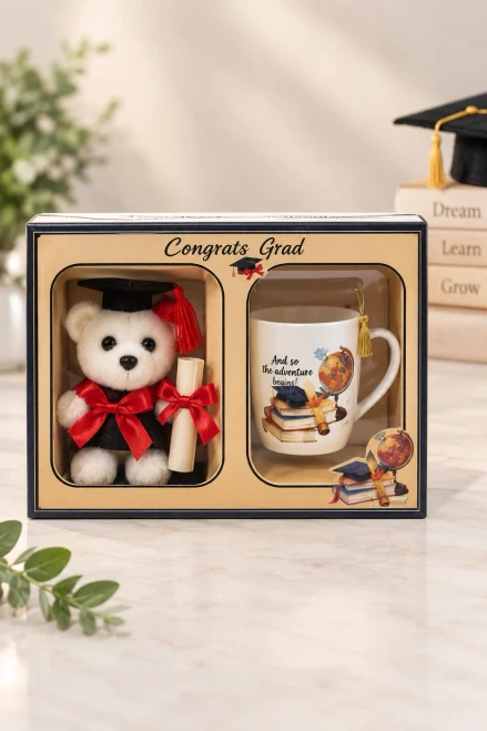 Congrats Grad Mug Set In Box