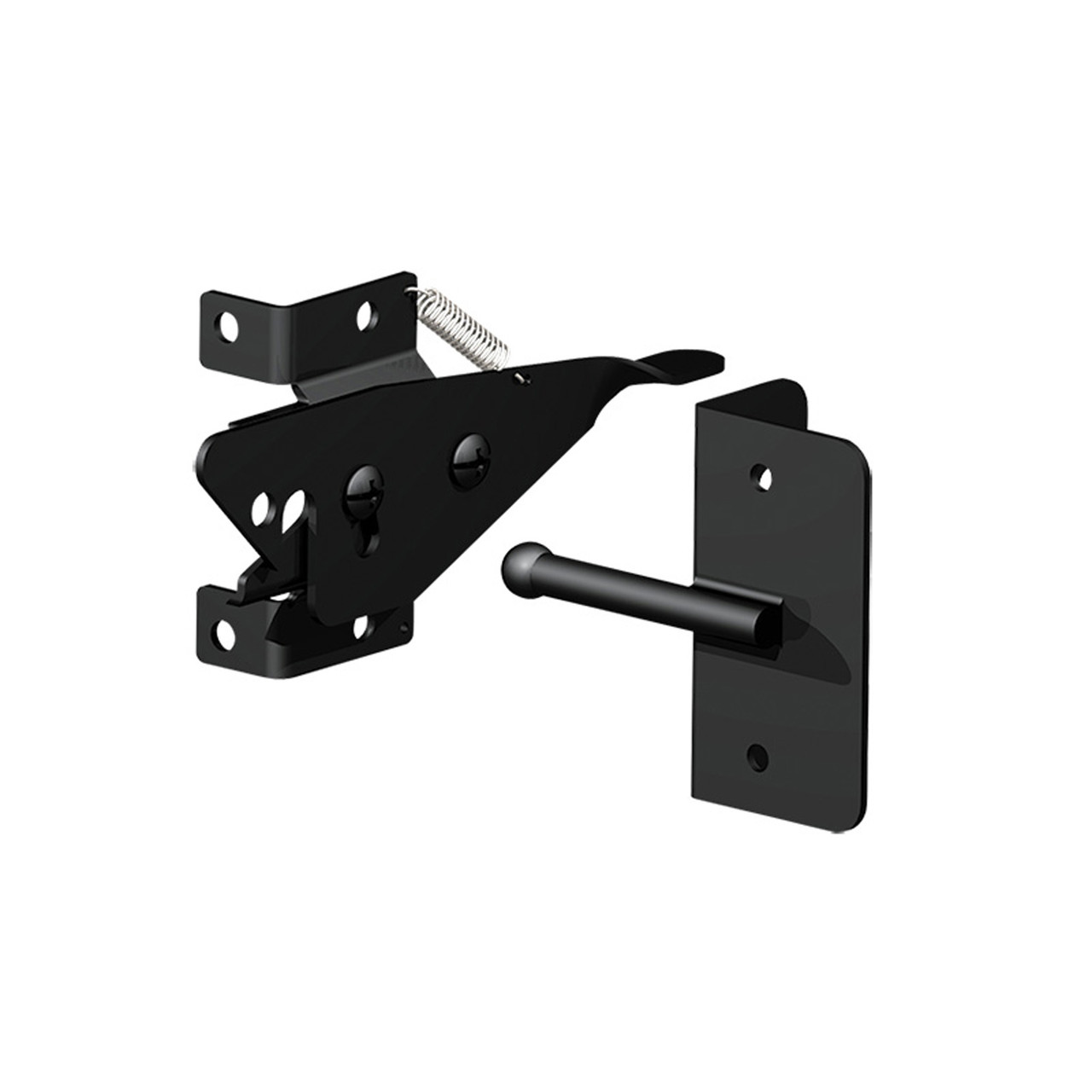 2-Sided Activated - Gate Latch W/ Return Spring & Long Thumb Latch ...