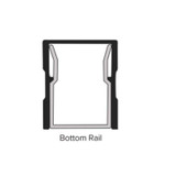 American Series - Square Level Bottom Rail