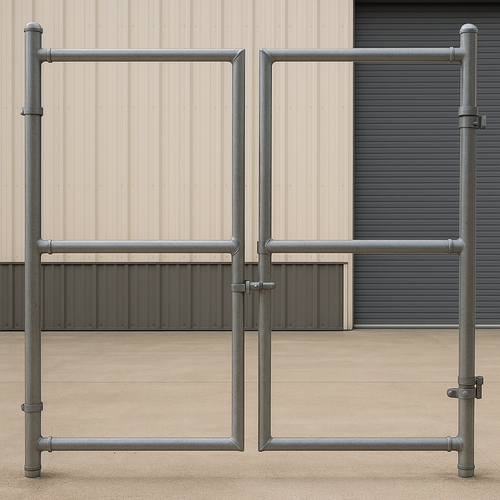Industrial Chain  Link Double Drive Gate Frame