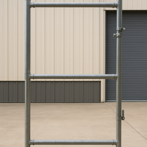 Industrial Chain Link Single Walk Gate Frame