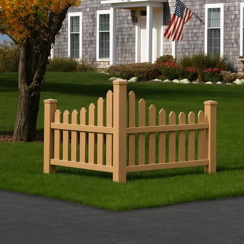 Classic Picket Accent - Corner Fence