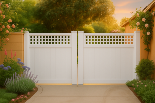 Majestic Series Standard - Square Lattice - Post - Double Drive