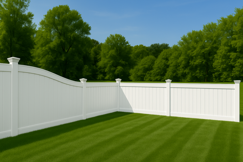 Regency Series - S-Swept 6 to 4 - Solid Privacy Section