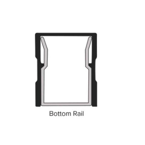 American Series - Square Stair Bottom Rail