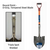 D-Grip Shovel 80003 Venice Tools NMI Fence