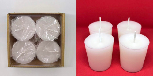 (4) Soy wax Votives (Scent N)