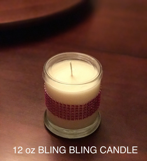 12 oz BLING BLING Candle #1 with lid (Scent S)