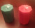 (2) Octagon Spiral Pillar Candles (Scent R)