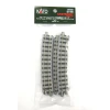Kato 52-250 HOe Narrow Gauge Unitrack R481-15 Curved Track 19in Radius 4-Pack