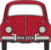 Oxford Diecast NVWB002 N Scale Volkswagen Beetle Ruby Red 1:148 Vehicle