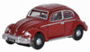Oxford Diecast NVWB002 N Scale Volkswagen Beetle Ruby Red 1:148 Vehicle