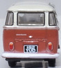 Oxford Diecast NVWS001 N Scale Volkswagen T1 Samba Bus Sealing Wax Red/Beige