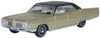 Oxford Diecast 87BE68001 HO Scale 1968 Buick Electra 225 Ivory Gold Mist/Black