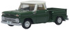 Oxford Diecast 87CP65008 HO Scale 1965 Chevrolet Stepside Pickup Dark Green 1:87