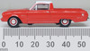 Oxford Diecast 87FA60001 HO Scale 1960 Ford Falcon Ranchero Monte Carlo Red 1:87