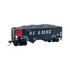 Rock Island Hobby 032208 HO Scale Reading 36' Hopper with Coal Load Model Train