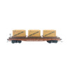 Rock Island Hobby 032212 HO Scale Southern Pacific 40' Flat Car with Crates