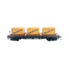 Rock Island Hobby 032213 HO Scale Santa Fe 40' Flat Car with Crates ATSF