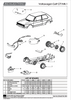Scalextric 1:32 Scale 1979 VW Golf GTI Richard Lloyd Racing Slot Car C4520
