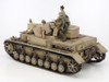 Tamiya 1:35 Scale German Panzer IV Ausf.F & Motorcycle Plastic Model Kit 25208