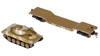 Bachmann 71388 N Scale U.S. Army 52' Depressed Center Flat w/ Sheridan #30371
