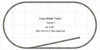 Bachmann E-Z Track HO Scale Oval #11 Basic Train Track Set - 44"X 89" W/Dead End