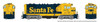 Rapido 70119 HO Scale Santa Fe CF7 Round Cab Yellow Warbonnet #2496 (Analog DC)