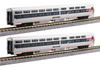 Kato 1066296 N Scale Amtrak Viewliner I Sleeper 2-Car Set Phase VII #62007/62041