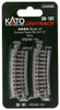 Kato 20-101 N Scale Unitrack, 249mm (9 3/4") Radius 15-Degree Curve Track (4)