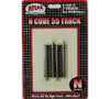 N Code 55 Nickel Silver 2" Straight Track (6) Atlas Trains