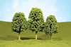 Bachmann 32106 N Scale 2" - 3" Deciduous Trees Scenescapes (4 PK)
