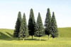 Bachmann 32101 N Scale 3" - 4" Pine Trees SceneScapes (9 PK)