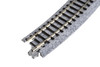 Kato 20-121 N Scale Unitrack 315mm (12 3/8") Radius 15-Degree Curve Track (4)