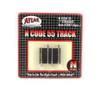 N Code 55 Nickel Silver 1" Straight Track (6) Atlas Trains