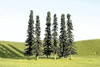 Bachmann 32103 N Scale 3" - 4" Conifer Trees SceneScapes (9 PK)