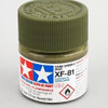 Tamiya TAM81781 Acrylic Mini XF-81 Dark Green 2 RAF 10ml Bottle