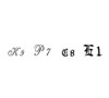 Woodland Scenics MG755 Script & Old English Black