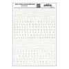 Woodland Scenics MG752 Stencil & Block Roman White