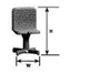 Plastruct 93779 OLC-100 PLASTIC CHAIR